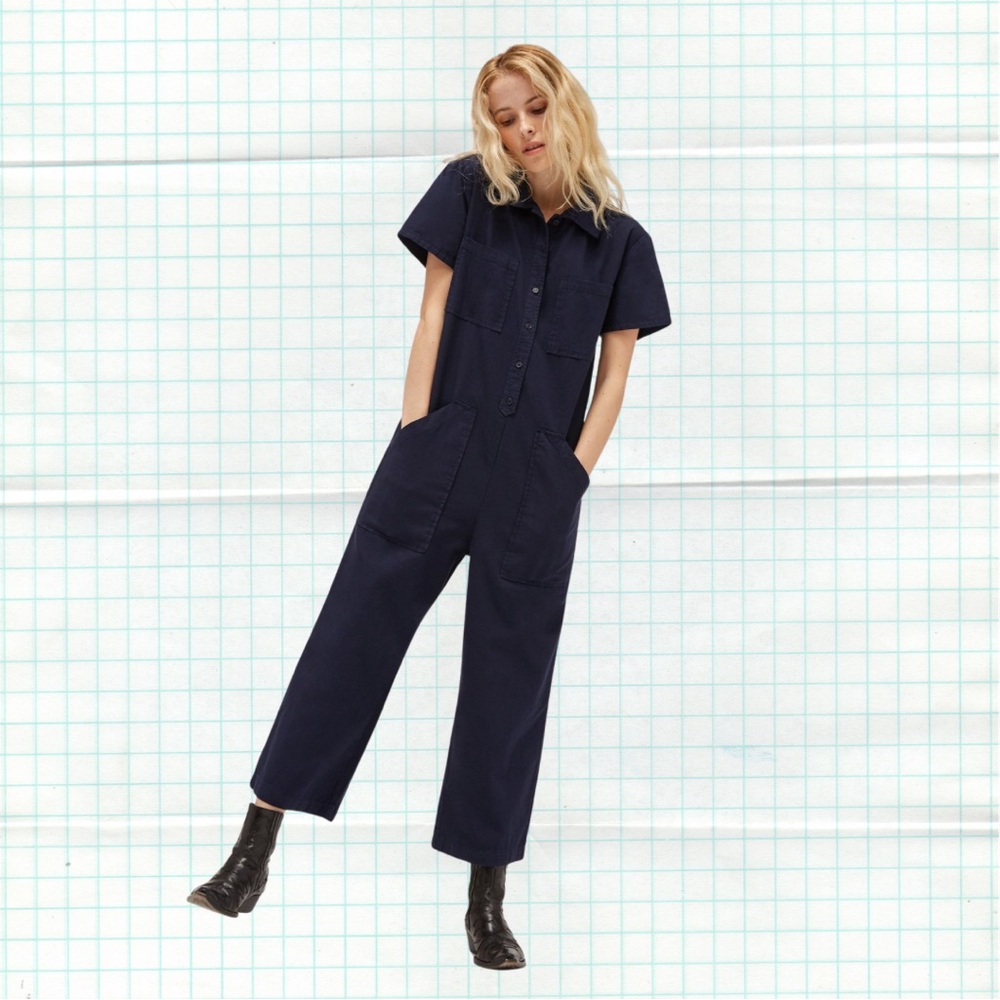 LACAUSA Short Sleeve jumpsuit